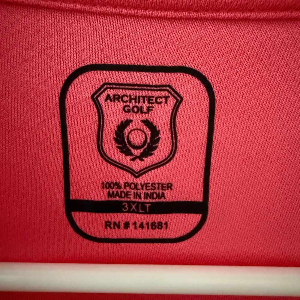 Architect Men's Polo Shirt - Vibrant Pink